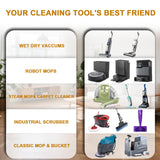 200X Concentrated Floor Cleaning Solution for All Robot Vacuum and Mop, Wet Dry Vacuums Compatible with Eufy, Roborock, Roomba, Tineco, Bissell