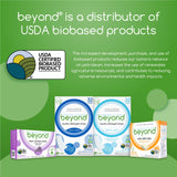 Beyond Fabric Softener Sheets (80 sheets) - Lavender Scent - Eco-Friendly Plant-Based Dryer Sheets. Removes Static Cling. Recyclable Packaging.