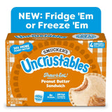 Uncrustables Frozen Peanut Butter Sandwich, Individually Wrapped, No Crust, 1.8 oz, Pack of 90