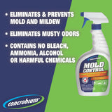 Concrobium Mold Control, 32 oz Spray - Eliminates & Prevents Mold - EPA-Registered, Bleach-Free, Odorless, VOC-Free