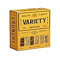 South 40 Snacks Crunchy Nut Bars, Mix of 6 Variety Pack, Touch of Honey, Natural Protein (40g Bar, Pack of 12)