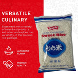 Shirakiku, Mochigome Sweet Rice | Short Grain Japanese Style Gluten-Free, Non-GMO Rice with Low Calories and Dietary Fiber | Perfect for Authentic Asian Cuisine | 2 Pound (Pack of 1)
