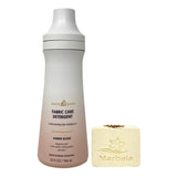 Bath & Body Works Amber Blush Fabric Care Laundry Detergent with a Creamy Rose Bar Soap - Full Size