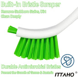 ITTAHO 3 Pack Dish Brush,Dish Scrub Brush, Kitchen Scrub Brush for Cleaning Dishes, Double Sided Bristles Scrubber Cleaner