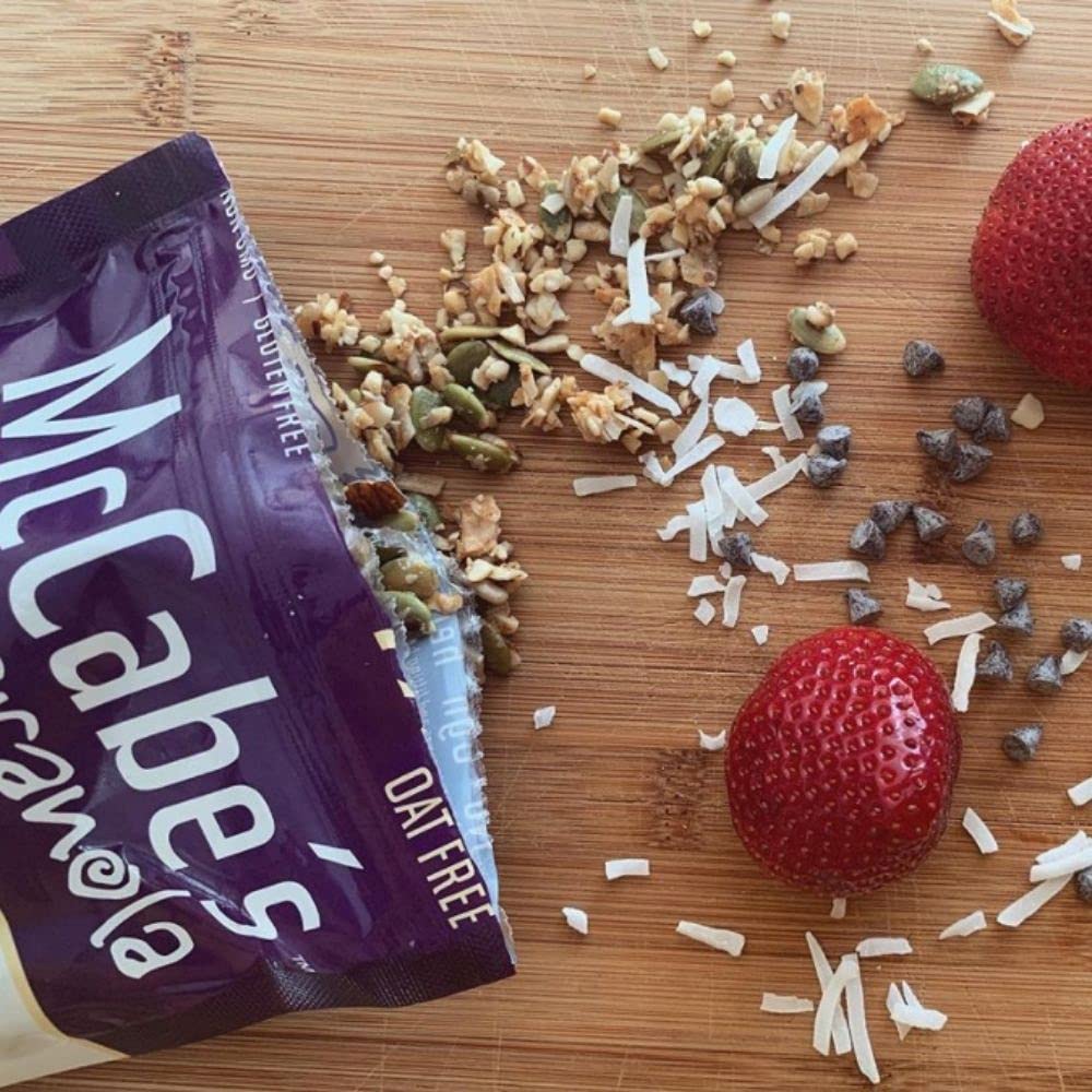McCabe's Paleo Granola | Naturally Sweetened, All Natural, Non GMO, Gluten Free, Keto (Cran Bedrock Berries - 8 oz)