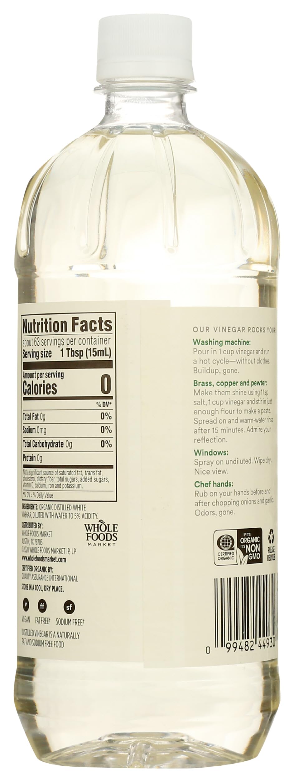 365 by Whole Foods Market, Organic White Distilled Vinegar, 32 Fl Oz