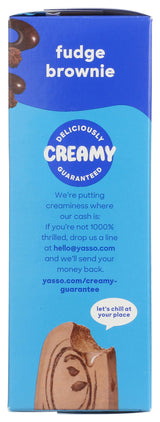 Yasso Fudge Brownie Frozen Greek Yogurt Bars, 14 FZ