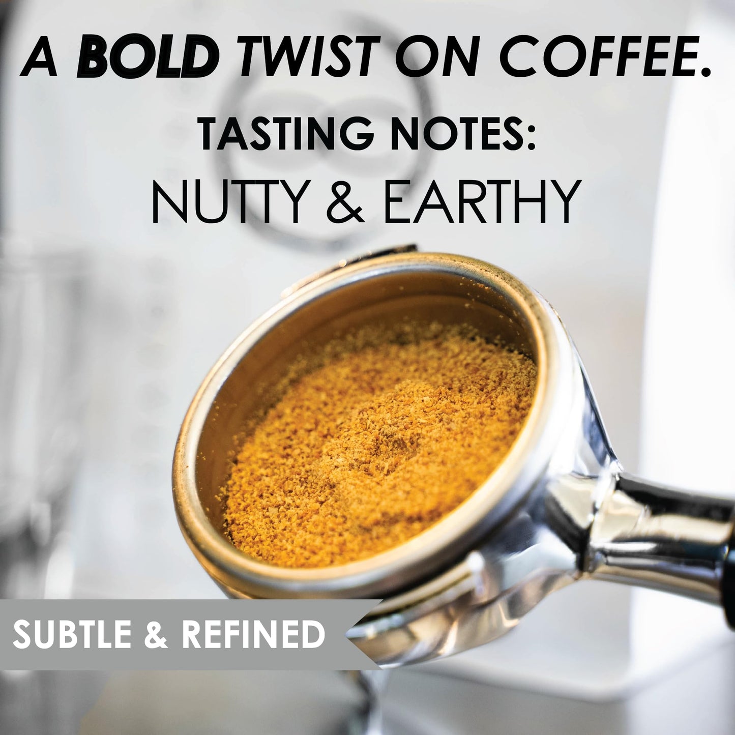 Gravity Coffee 12oz Signature White Coffee, Bag of Ground White Coffee, Nutty & Earthy Flavors, Subtle and Smooth Flavor