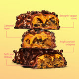 Misfits High Protein Bar, Cookie Butter, Non GMO, Plant Based Vegan Protein Bar, Low Sugar, High Fiber Snack