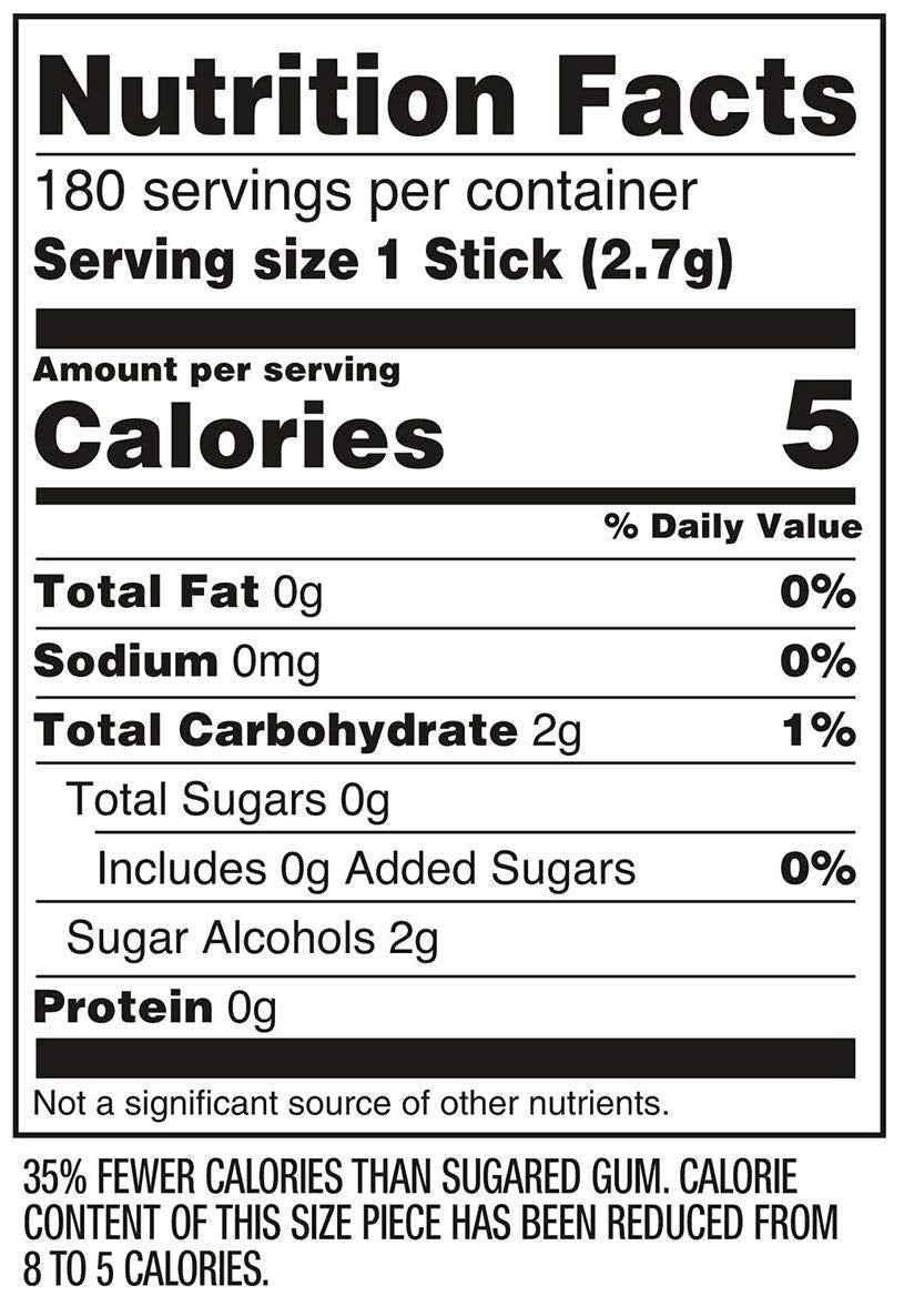 Bulk Pack Chewing Gum (Extra Polar Ice, 180 pieces)