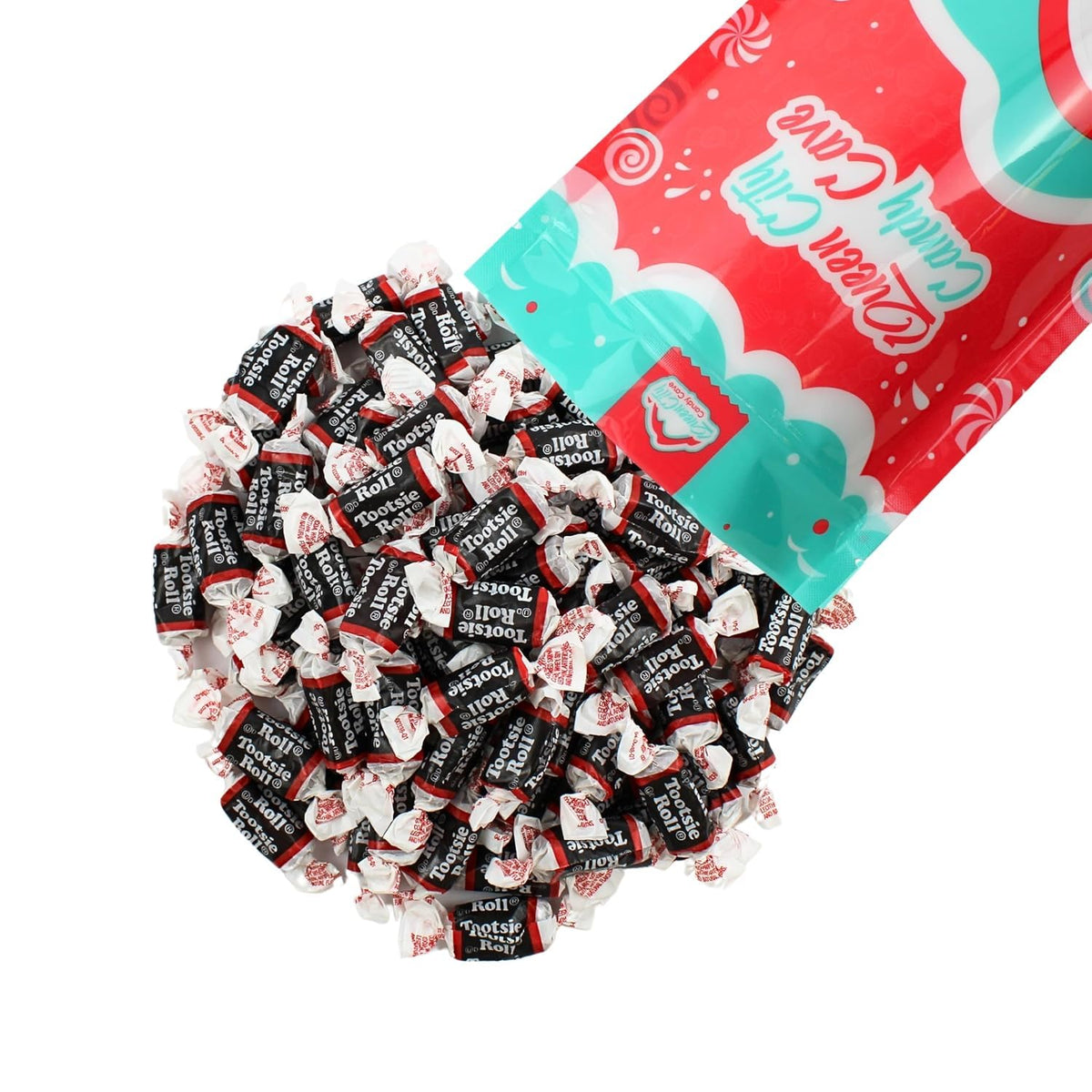 Chocolate Taffy Candy Mini Bites Midgees Classic Chewy Treats Individually Wrapped Chocolate Mini Rolls Bulk Party Pack Candy Buffet (3 Lb, Chocolate)