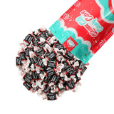 Chocolate Taffy Candy Mini Bites Midgees Classic Chewy Treats Individually Wrapped Chocolate Mini Rolls Bulk Party Pack Candy Buffet (3 Lb, Chocolate)