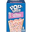 Pop-Tarts Toaster Pastries, Breakfast Foods, Kids Snacks, Frosted Strawberry Milkshake (8 Pop-Tarts)