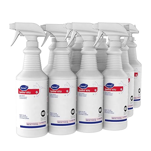Spitfire 95891789 RTU Power Cleaner, Heavy Duty Degreaser for Shops & Kitchens, Pine Scent, Ready-to-Use Capped, 32-Ounce (Pack of 12 with 12 Spray