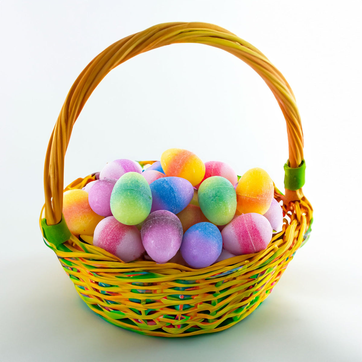 BestPysanky Set of 24 Glittered Jelly Fruit Marmalade Plastic Easter Eggs