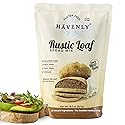 Havenly Rustic Bread Mix 18.5 oz Gluten Free Flour | Vegan, Dairy Free, Nut Free, Soy Free, Kosher Bread Flour | No sugar added | No Knead - Easy to Make | High Fiber Wholegrain Gluten Free Flour | Yeast for Baking Included
