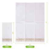 FOCUSLINE 100 Linen Feel Bathroom Napkins, Soft and Absorbent Disposable Guest Towels, Cloth-Like Paper Hand Towels Decorative Napkins for Dinners