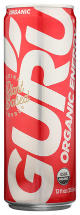 Guru Organic Regular Energy Drink, Plant Based, 12 Fluid Ounces (Pack Of 24)