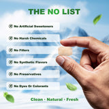 Remineralizing Gum with Nano Hydroxyapatite - Sugar-Free Xylitol Gum - Plastic-Free, Dye-Free, Aspartame-Free - Natural Base -26 Pieces, Mastic Mint