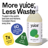 Lime Super Juice for Cocktails - yuice™ by YUZUCO, Fresh-Tasting Bottled Lime Juice, 13 oz (1 Bottle), For Bars, Cocktails, Vinaigrettes & Marinades