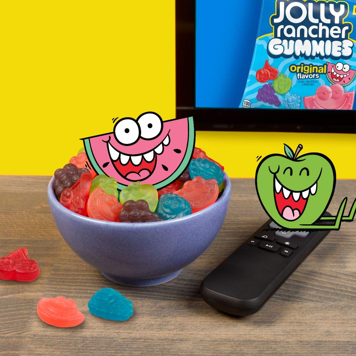 JOLLY RANCHER Gummies Candy, Original, 7 Ounce (Pack of 12)