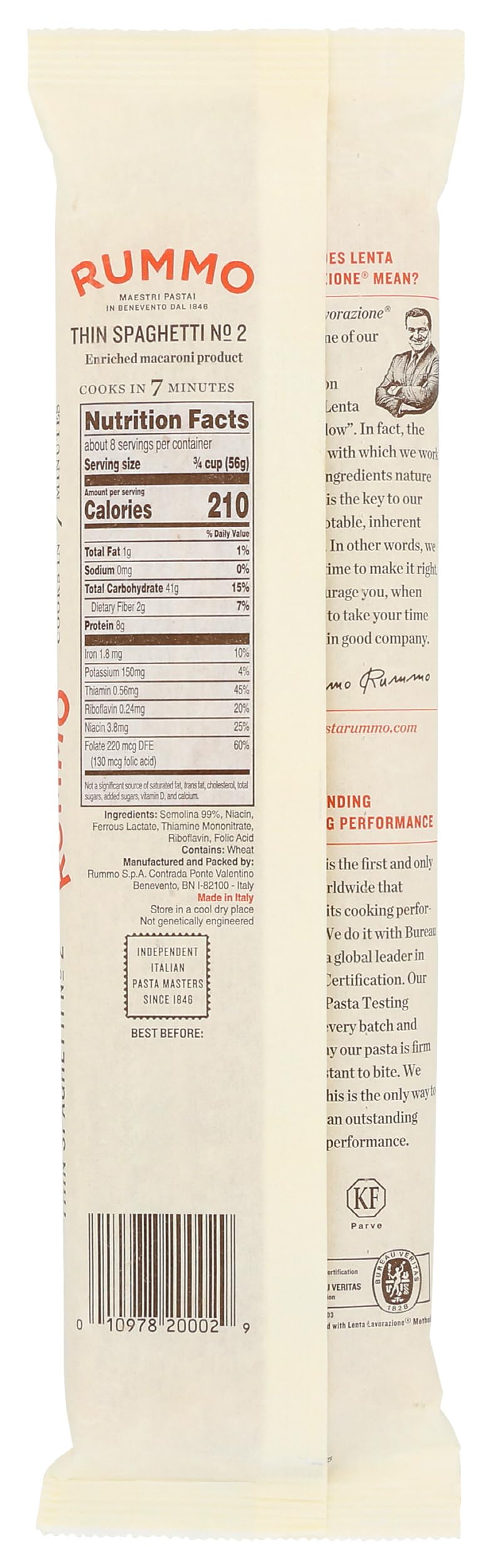 RUMMO, Spaghetti Thin, 16 Ounce