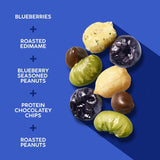WildRoots Chocolatey Blueberry Protein Premium Trail Mix, 12-Pack Snack Pouches (1.75 oz Each), 12g Protein per Serving, Non-GMO Ingredients