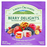 Liberty Orchards Dessert Delights & Berry Delights - Turkish Delights Lokum Candy 20oz | Natural, Vegan, Gluten-Free | Pack of 2 with Golden Spoon