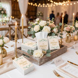 100 Packs Happy Tears Tissues for Wedding,3 Ply Wedding Tissues for Wedding Favors,Bulk Individual Tissues Packs for Wedding Welcome Bag