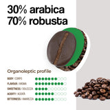 Dongio Caffe Venezia Decaf ESE 44mm Coffee Pods - 150 Count | Italian Decaf Espresso Pods, Dark Roast, Intensity 8/10, Rich Crema, Roasted in Italy