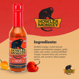 Howler Monkey Sauce - Hot Panamanian Hot Sauce - 5 Fl Oz (Pack of 3)