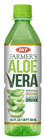Farmer's Aloe Vera Variety Pack - Original, Mango, Coco, Fresa/Strawberry, Pina/Pineapple Drinks, 16.9 Fl Oz (Pack of 10, Total of 169 Oz)