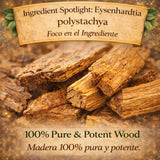 Palo Azul Herbal Tea (4 oz / 113g) - Authentic Kidneywood (Eysenhardtia polystachya) - Visual Blue Fluorescence Infusion - Wildcrafted, 100% Natural
