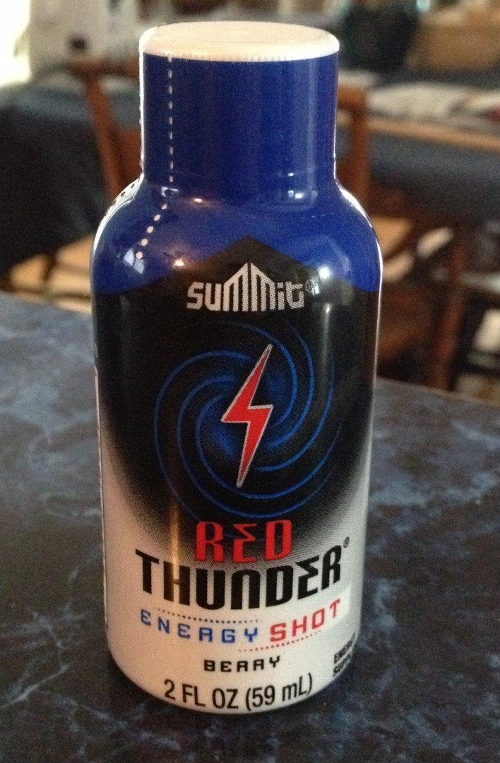Summit Red Thunder Energy Shot Berry 2 FL OZ (2 Pack)