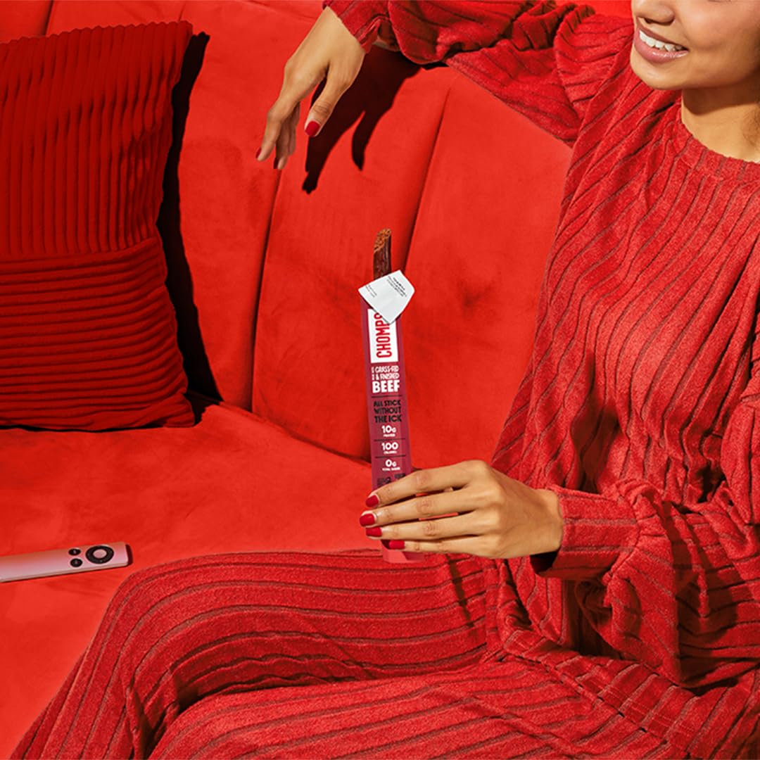 Chomps, Smoky Bbq Beef Sticks, 1.1 Ounce, 8 Count