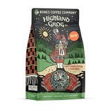 Bones Coffee Company Decaf Highland Grog, Butterscotch Caramel Decaffeinated Flavored Coffee, Medium Roast Low Acid Arabica Beans For Auto drip
