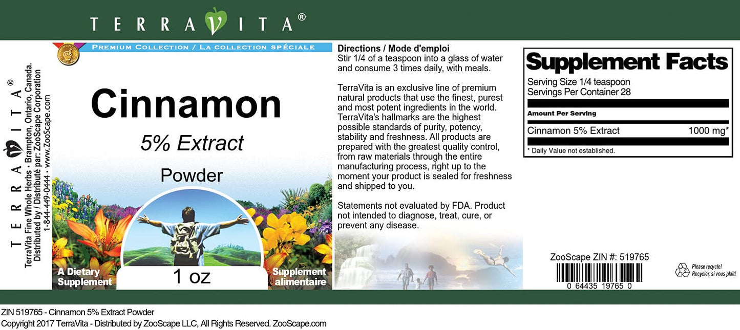Cinnamon 5% Powder (1 oz, ZIN: 519765)