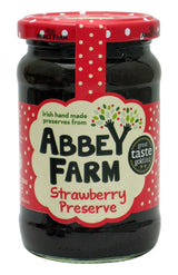 Abbey Farm Fruit Preserve, Strawberry, 12 Ounce