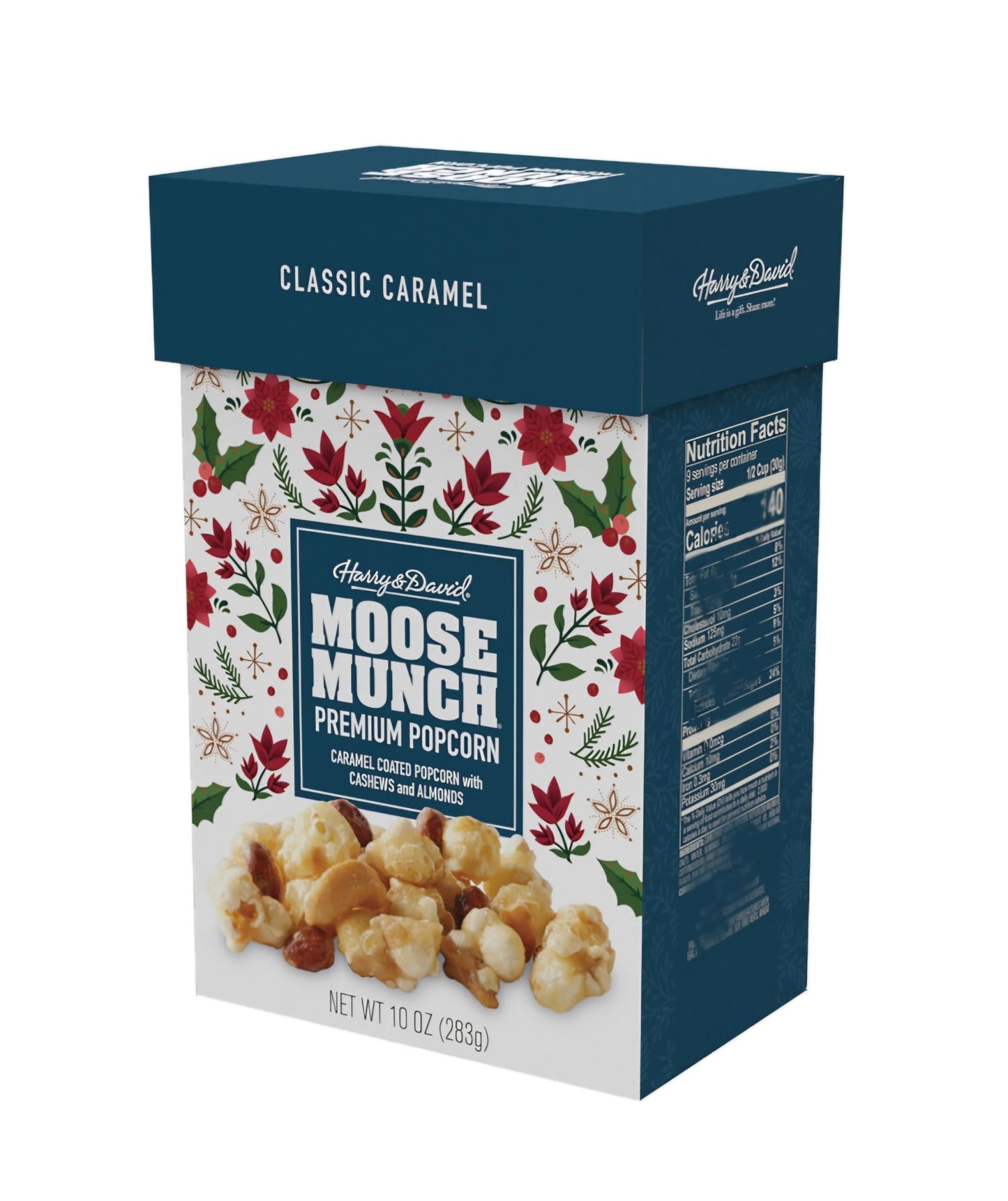 Harry & David Classic Caramel Moose Munch Box Premium Popcorn 10oz