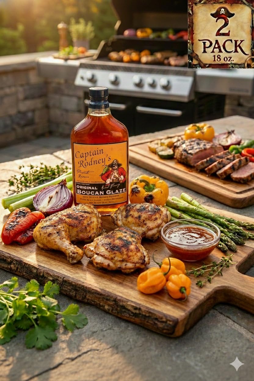 Captain Rodney's Boucan Pepper Glaze 18 oz (2 Pack)
