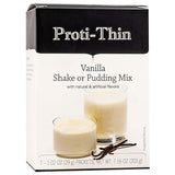 Proti-Thin High Protein Creamy Vanilla Pudding/Shake Mix, 15g Protein, Low Calorie, Low Carb, Low Fat, Low Sugar, No Gluten Ingredients, Aspartame