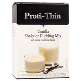 Proti-Thin High Protein Creamy Vanilla Pudding/Shake Mix, 15g Protein, Low Calorie, Low Carb, Low Fat, Low Sugar, No Gluten Ingredients, Aspartame