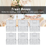 QANYEGN 12PCS Hollow Out Candy Box, Chocolate Gift Treat Boxes, Wedding Container Case for Wedding, Parties Use(Large-Sier)
