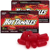 Hot Tamales Fierce Cinnamon Candy, 2 Pack Hot Cinnamon candy 4.25oz Each, Ideal for Cinnamon Candy Lovers and Fans of Hot Tamales, Perfect Hot Tamales