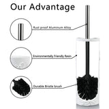 Indecor Home Toilet Brush and Holder Set for Bathroom, Stylish and Durable Cleaning Tool with Modern Design, Compact for Efficient Cleaning