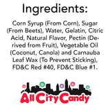 All City Candy Flavorful, Fresh & Soft 5 Pound Bulk Gummi Bear Candy Bags Individual Fruit Flavors World's Best Gummy Candy (Grape)