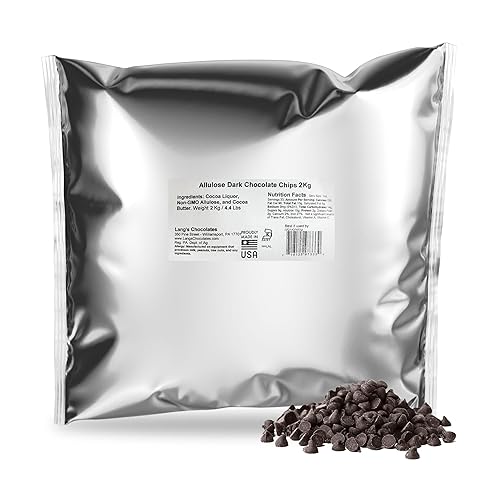 Keystone Pantry - Dark Chocolate Chips- Non-Dairy - 4.4 lb / 2 kg - Sugar, Gluten, & Dairy Free - Kosher - Vegan - Diabetic Friendly - Low Carb - Perfect for Baking