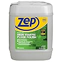 Zep High Traffic Floor Polish - 5 Gal (1 Pail) ZUHTFF5G - Scuff and Slip Resistant Durable Floor Finishing Polish for Vinyl (VCT), Sealed Concrete