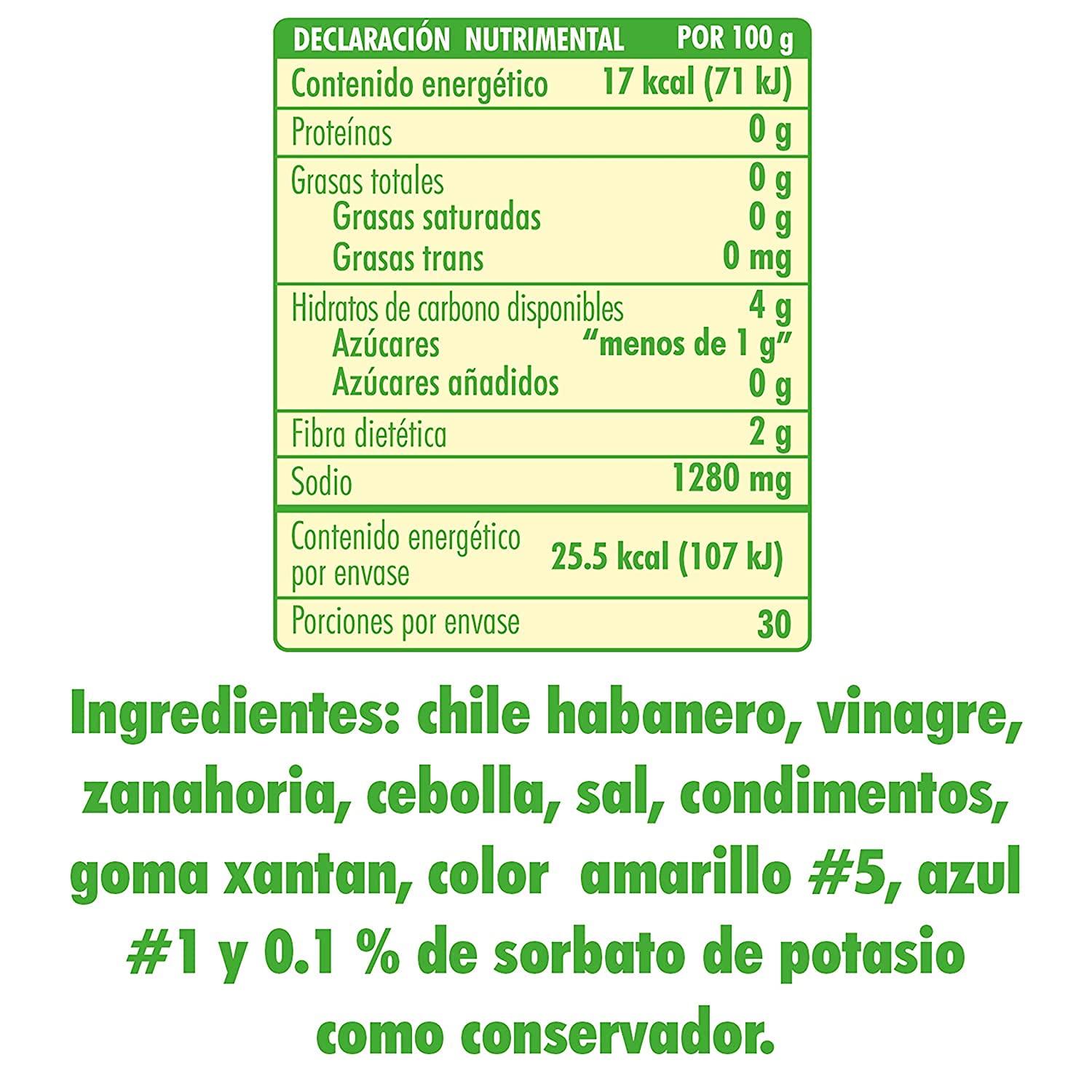 Lol-Tun Salsa de Chile Habanero Verde Green Hot Sauce - Bottle of 140 gr / 5 Fl Oz) (2 Pack) 100% Natural, Non GMO, Plant-based, Gluten-free