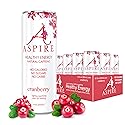 Aspire Cranberry, Healthy Energy Drink, Natural Caffeine from Green Tea, Keto-Friendly, Sugar-Free, Zero Calories, 12 fl oz Cans (Pack of 24)